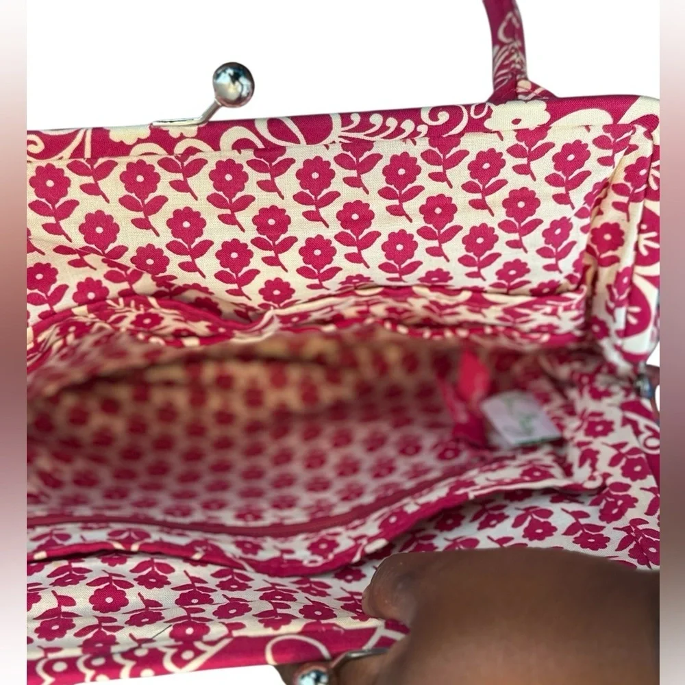 Vera Bradley Alice kiss lock purse - Picture 6 of 14
